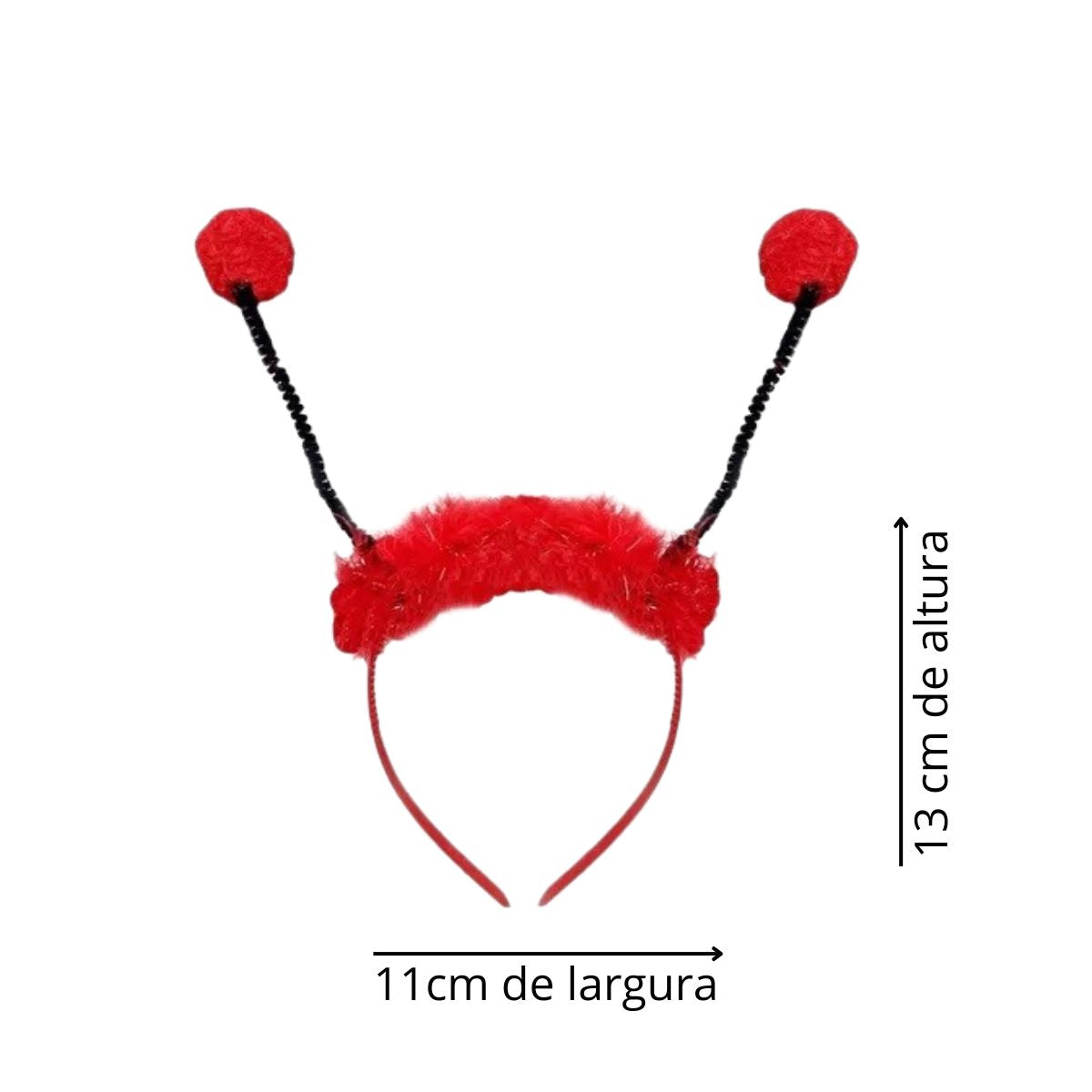 Kit Fantasia Asa de Joaninha Acessórios Infantil 4 Peças Kit Fantasia Asa de Joaninha Acessórios Infantil 4 Peças